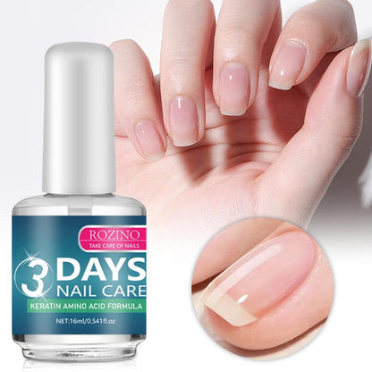 ROZINO 3 Days Nail Care - Superior Nail Nourishment Manicure Treatment with High Brightness & Scratch Resistance 16ml